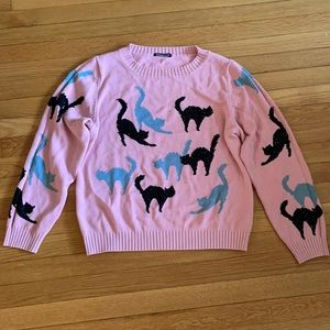 Vintage Michael Simon Scaredy Cat Sweater